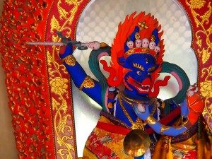 Guardián de Buda Lama temple
