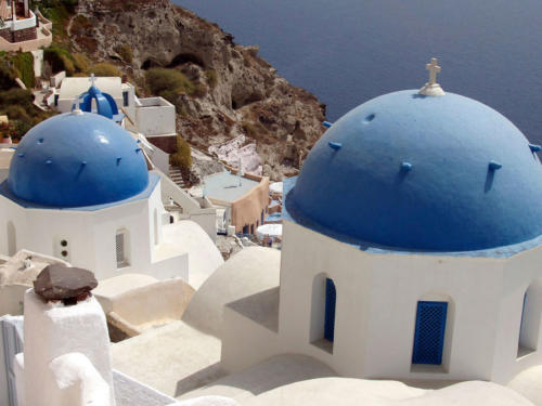 Cúpulas en azul                                                       