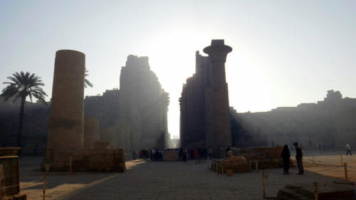 Amanece en Karnak