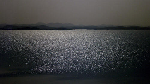 Anochece en el lago Nasser