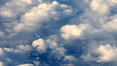 Por las nubes