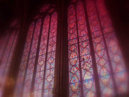 Vidriera en Notre Dame