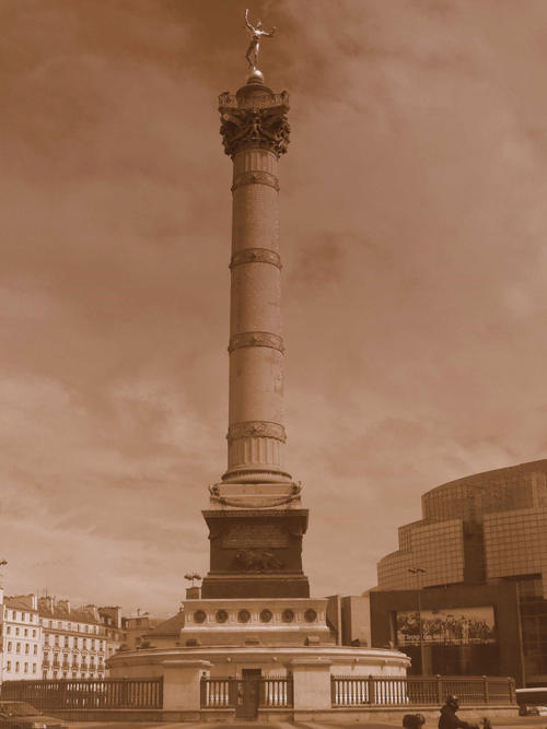 La Bastilla en sepia